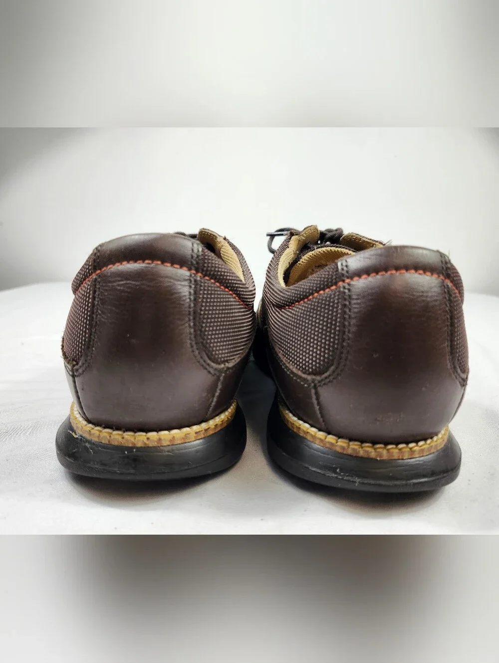 Cole Haan Men's 10 M Dark Brown and Tan Athletic Lace-Up Sneakers